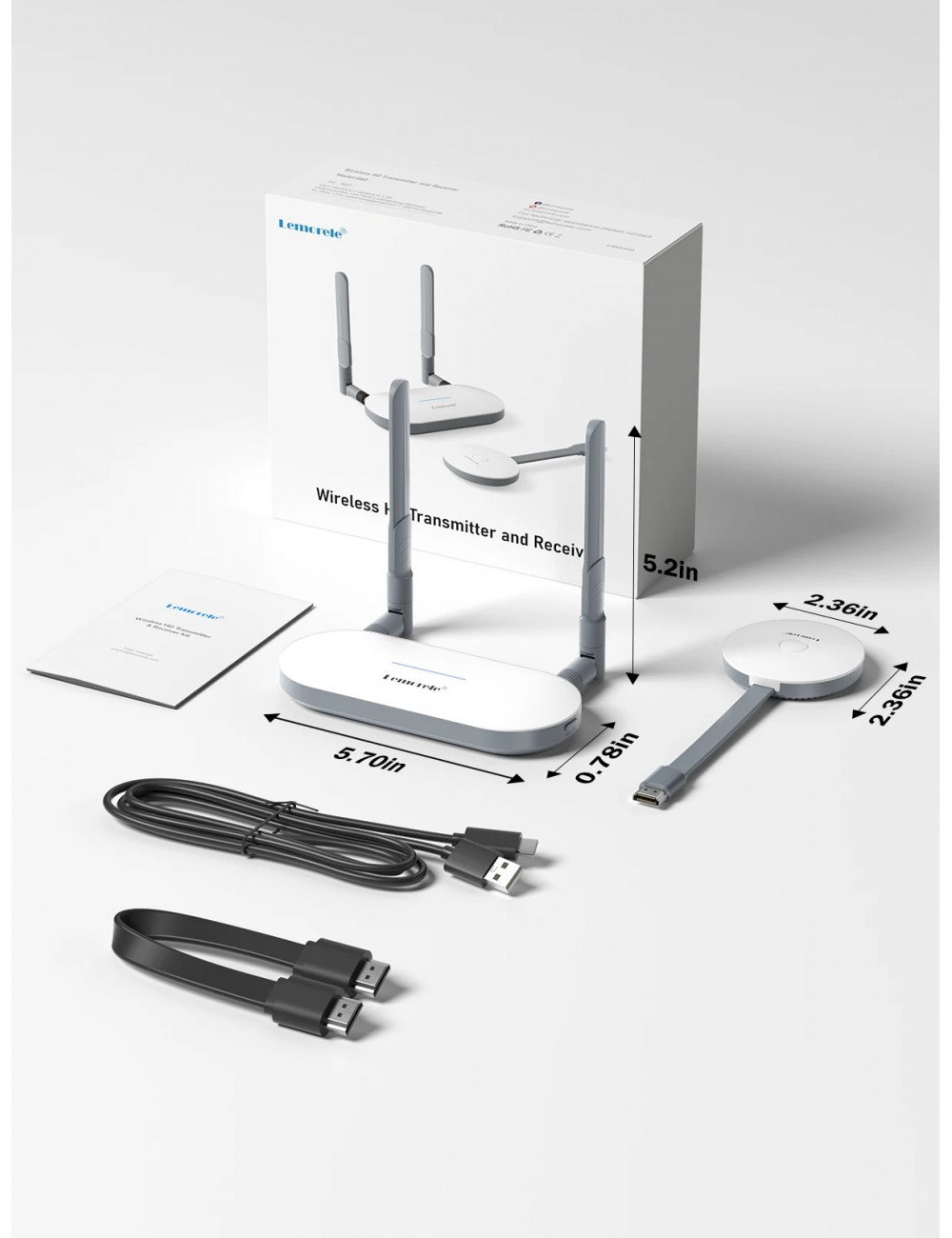 Lemorele Transmisor Y Receptor De Video Hdmi Metros G R