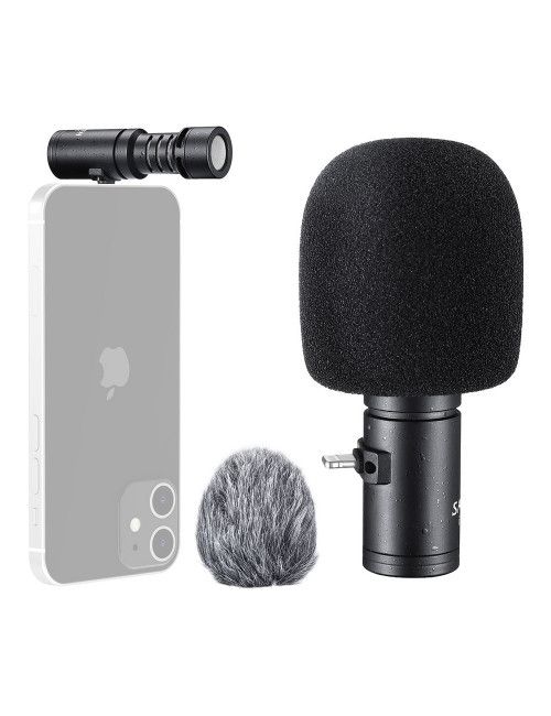 K1 Micrófono de cuello inalámbrico es adecuado para iPhone y