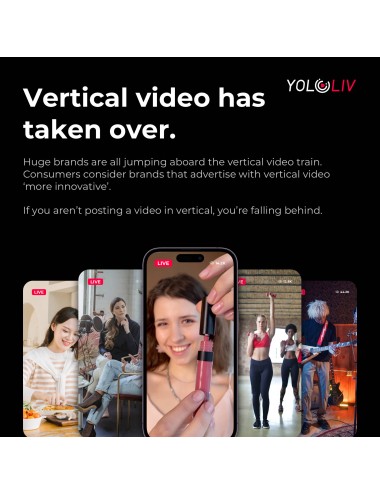 Yololiv Verticam 1080p Live Streaming Cámara PTZ Vertical - Zoom Óptico 12X
