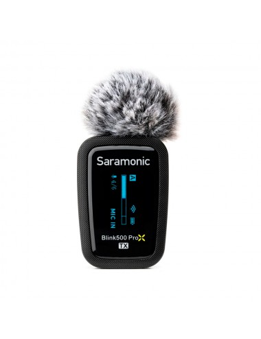 Saramonic Blink 500 ProX B1 Sistema de micrófono Omni Lavalier inalámbrico  con montaje para cámara digital (negro, 2,4 GHz)