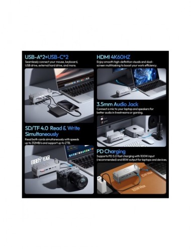 Ulanzi QT03 Docking Station...