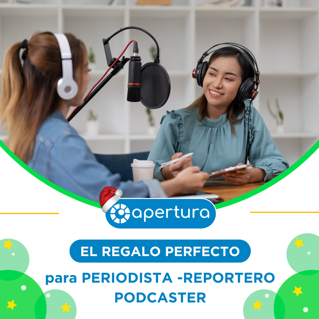 Sugerencias de regalos para periodísticas, podcasters y reporteros