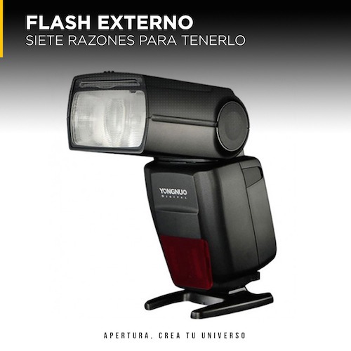 Siete razones para tener un flash externo