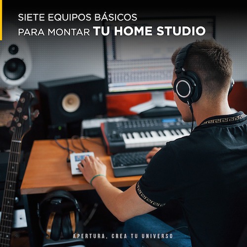 Siete equipos básicos para montar tu home studio 