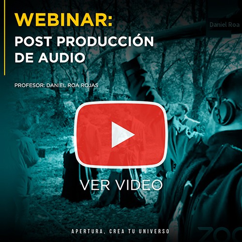 Video: Webinar Postproducción de Audio 