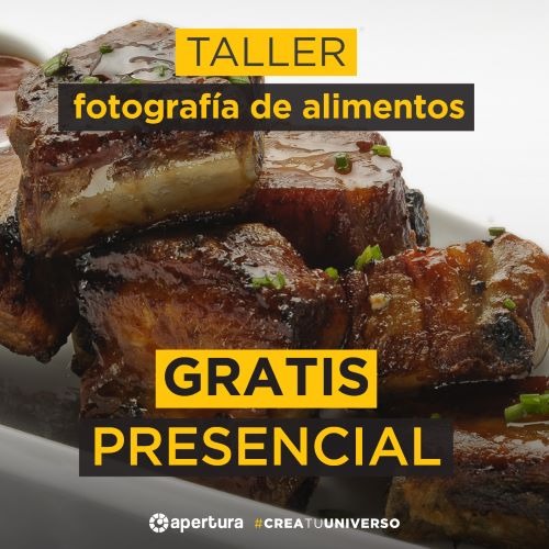 Taller gratuito fotografía de alimentos 