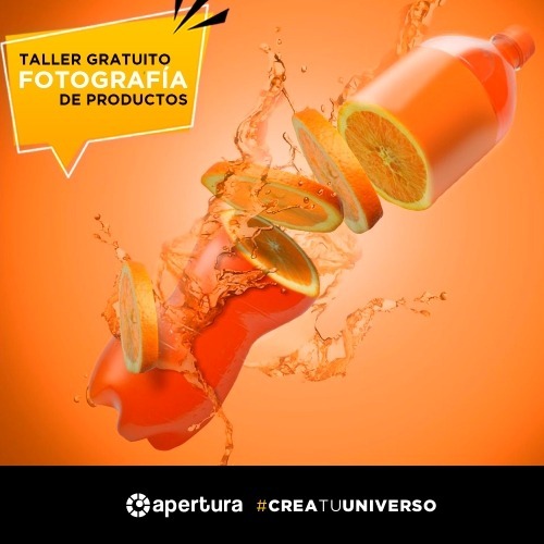 Taller Gratuito y Presencial: FOTOGRAFÍA DE PRODUCTOS 