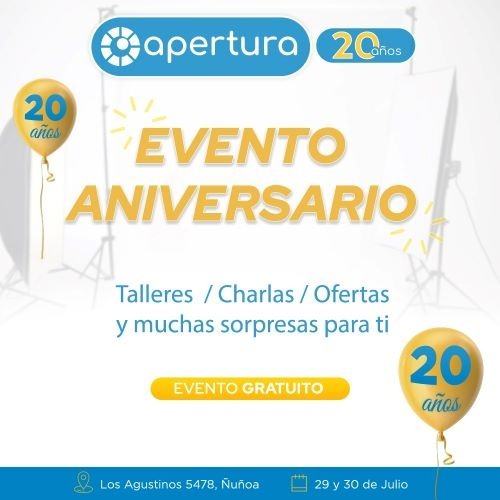 Evento Aniversario (29 y 30 julio)