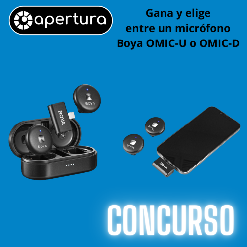 Concurso: Gana y elige entre un micrófono Boya Omic-U y Omic-D