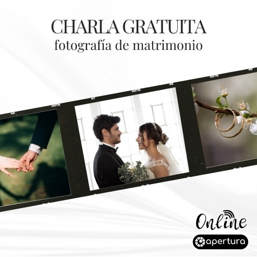 Charla Online Fotografía Matrimonio (GRATIS)
