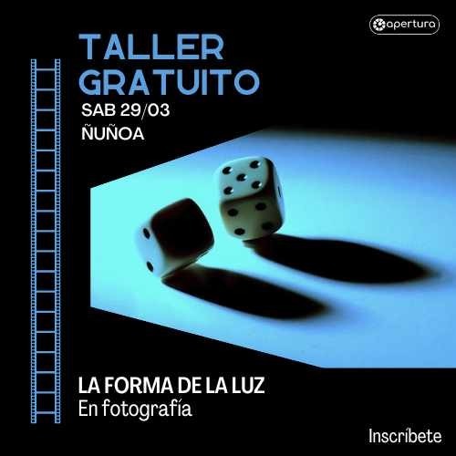 Taller gratuito: La forma de la luz en la fotografía 