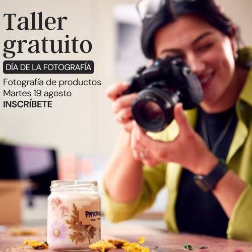 Taller Gratuito: Fotografía Productos 