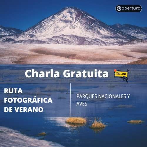 Charla Gratuita RUTA FOTOGRÁFICA DE VERANO: Parques Nacionales y Aves