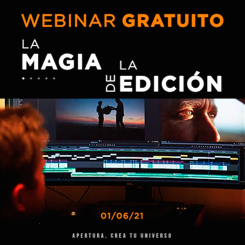 Webinar gratuito La magia de la edición