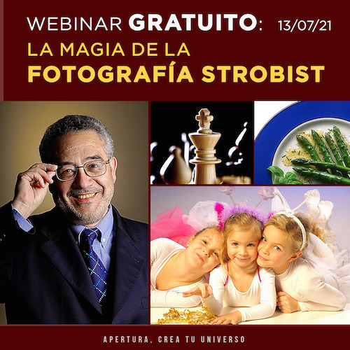 Webinar gratuito La Magia de la Fotografía Strobist