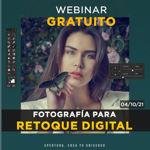 Webinar gratuito: Fotografía para retoque digital